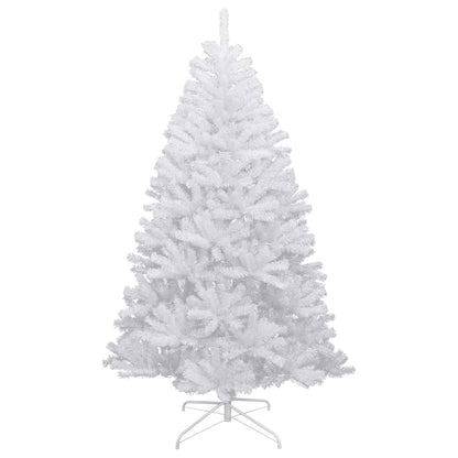 Berkfield Artificial Hinged Christmas Tree with Flocked Snow 150 cm
