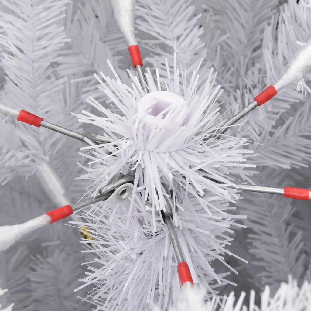 Berkfield Artificial Hinged Christmas Tree with Flocked Snow 150 cm
