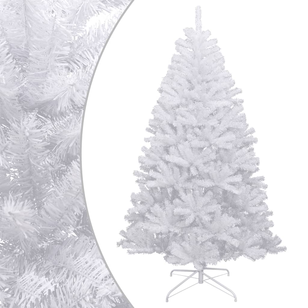 Berkfield Artificial Hinged Christmas Tree with Flocked Snow 180 cm