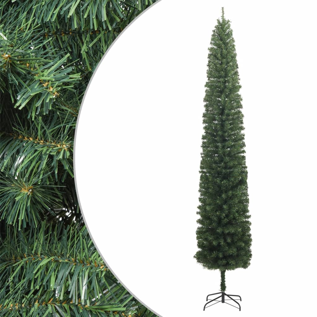 Berkfield Slim Christmas Tree with Stand 300 cm PVC