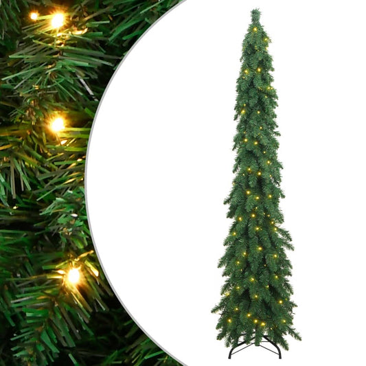 Berkfield Artificial Christmas Tree with 130 LEDs 210 cm