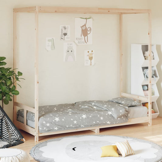 Berkfield Kids Bed Frame 80x200 cm Solid Wood Pine