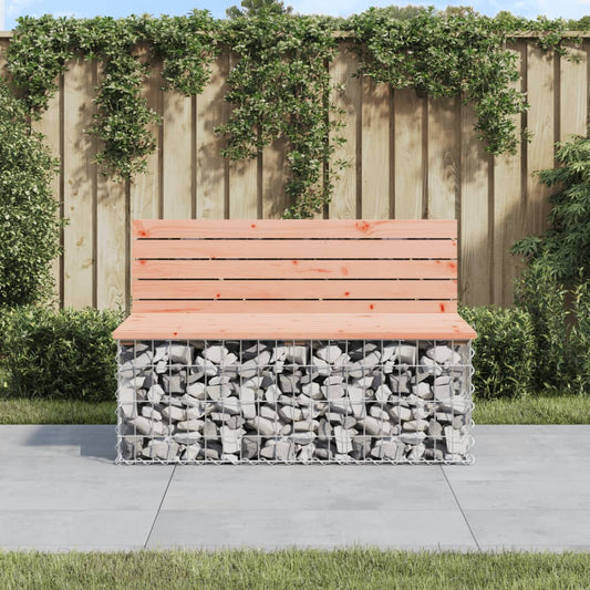 Berkfield Garden Bench Gabion Design 103x70x65 cm Solid Wood Douglas
