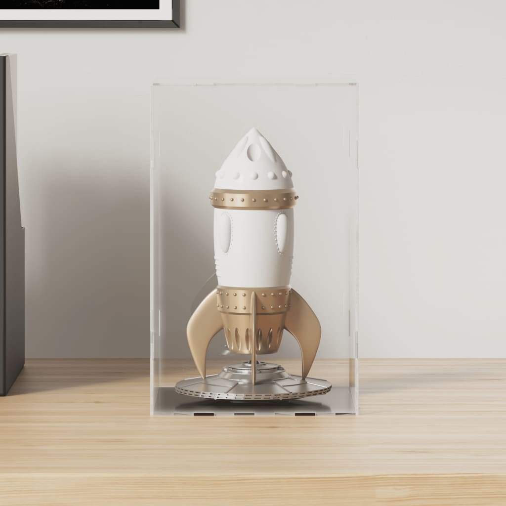 Berkfield Display Box Transparent 14x14x22 cm Acrylic
