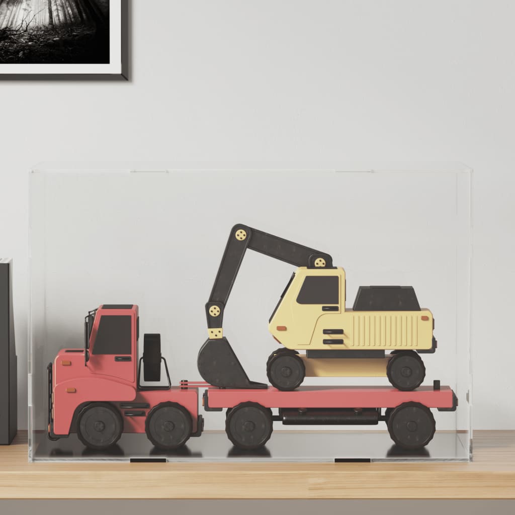 Berkfield Display Box Transparent 56x36x37 cm Acrylic