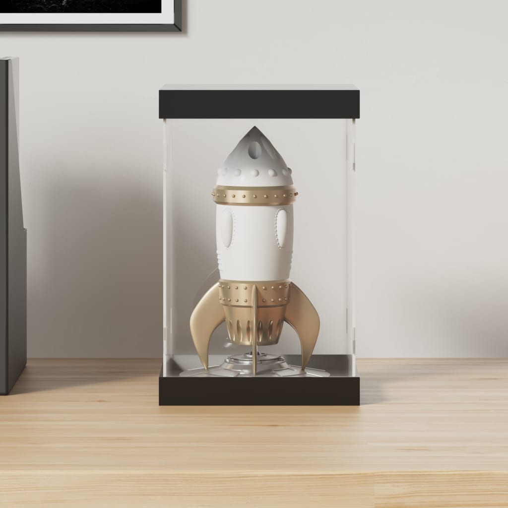 Berkfield Display Box Transparent 14x14x22 cm Acrylic