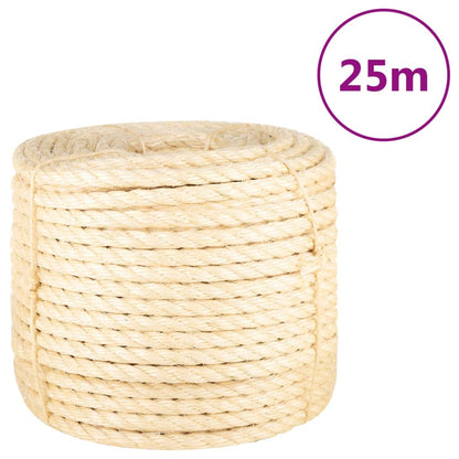 Berkfield Rope 100% Sisal 14 mm 25 m