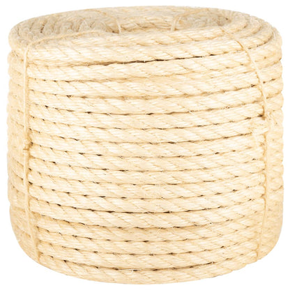Berkfield Rope 100% Sisal 14 mm 25 m