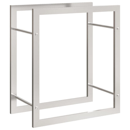Berkfield Firewood Rack 50x28x56 cm Stainless Steel