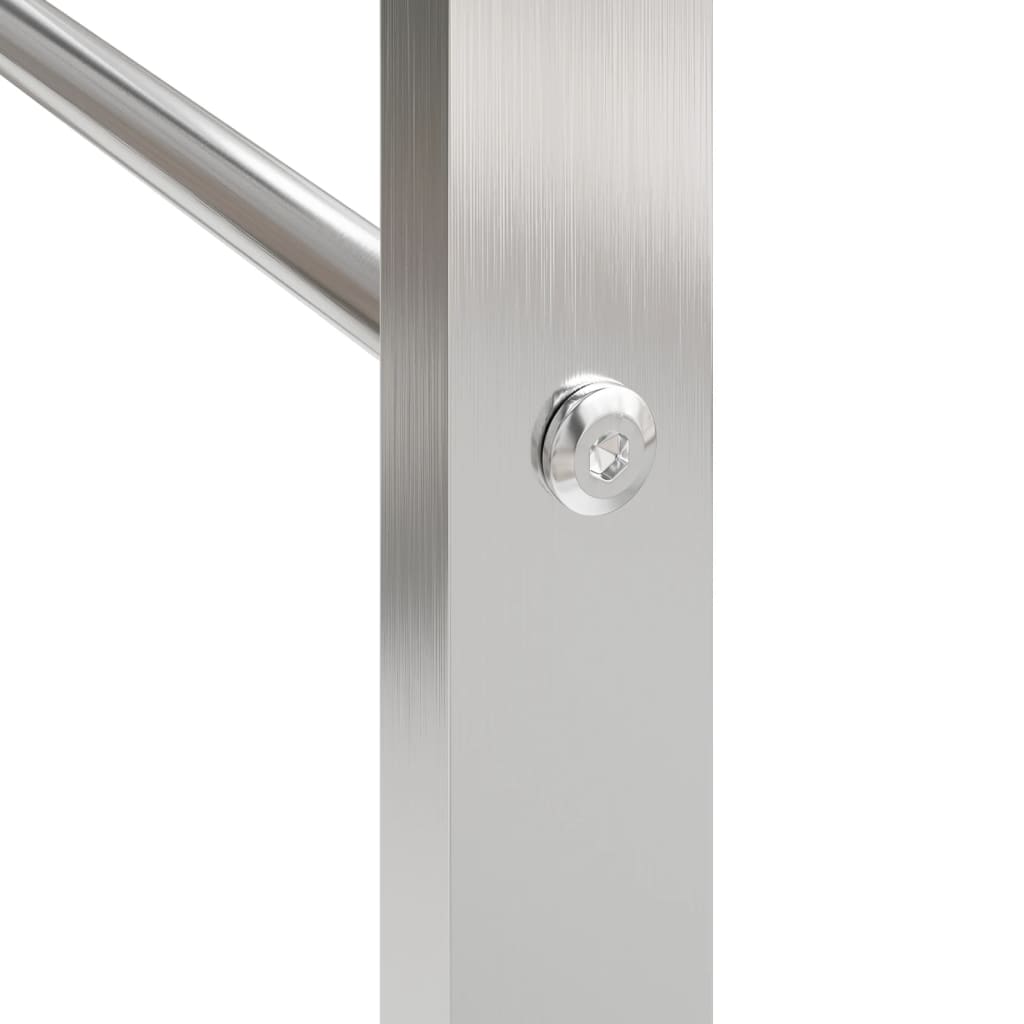 Berkfield Firewood Rack 50x28x56 cm Stainless Steel