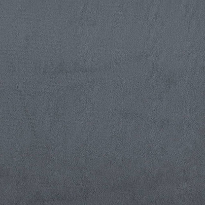 Berkfield Daybed with Trundle and Mattresses Dark Grey 90x190 cm Velvet