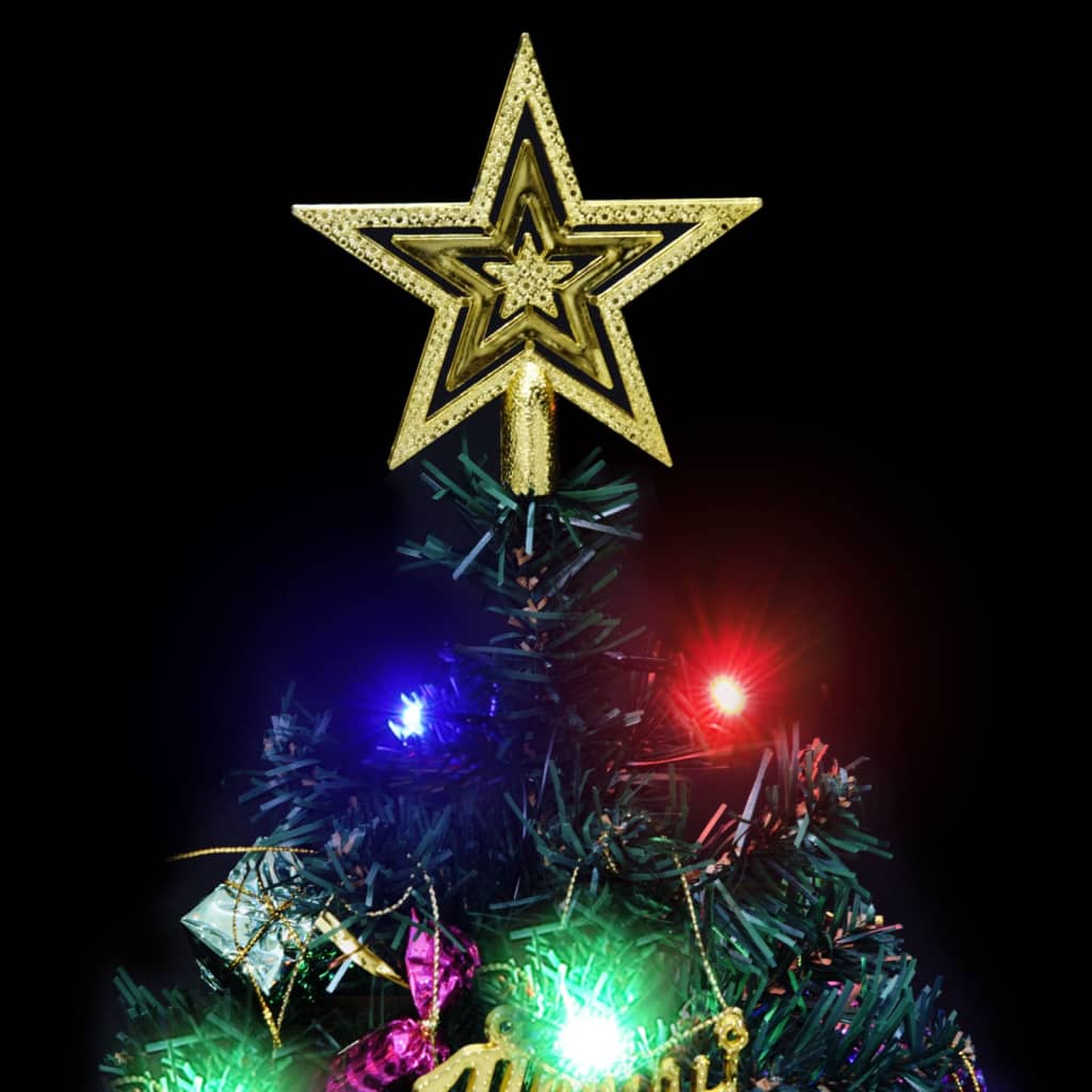 Berkfield Mini Artificial Christmas Tree with 30 LEDs Green 60 cm