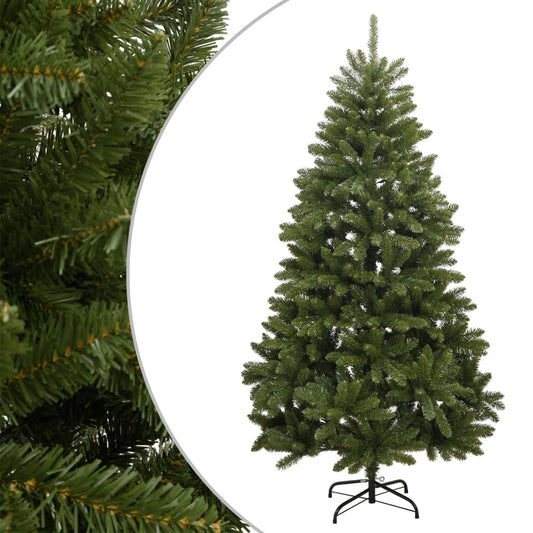 Berkfield Artificial Hinged Christmas Tree with Stand Green 120 cm