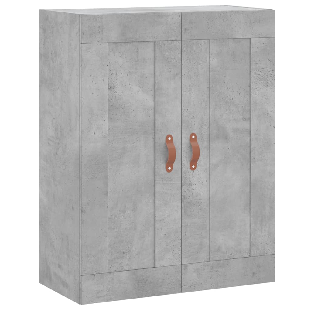 Berkfield Wall Mounted Cabinets 2 pcs Concrete Grey Engineered Wood