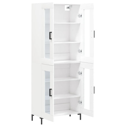 Berkfield Highboard White 69.5x34x180 cm Engineered Wood