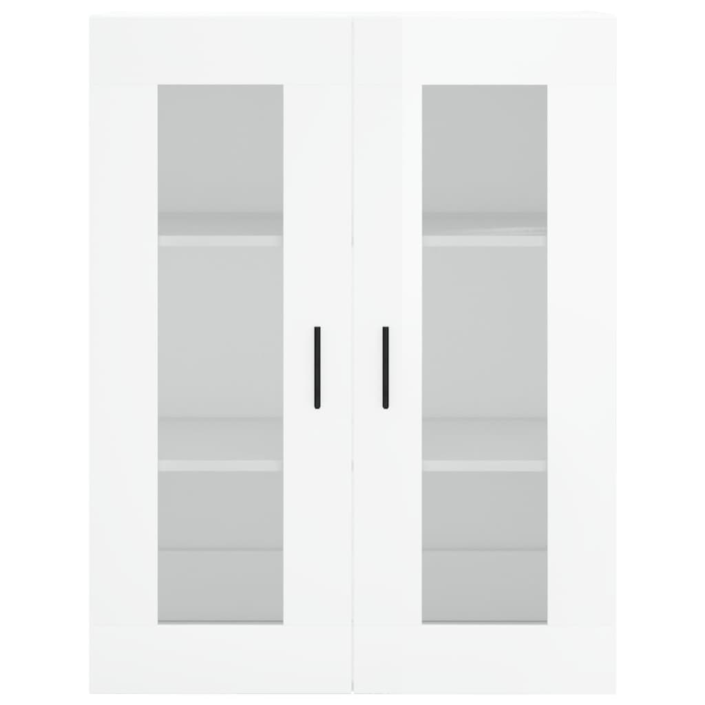 Berkfield Highboard High Gloss White 69.5x34x180 cm Engineered Wood