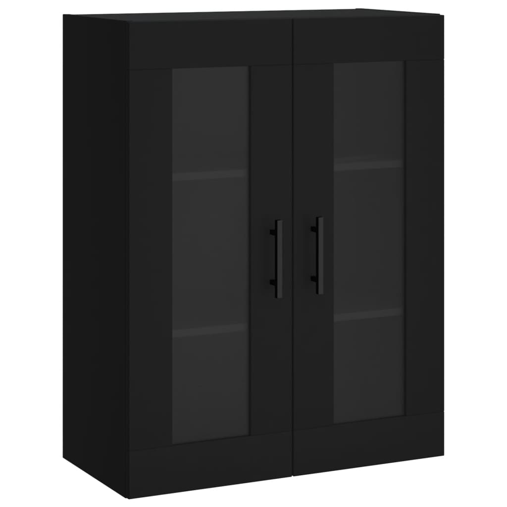 Berkfield Highboard Black 69.5x34x180 cm Engineered Wood