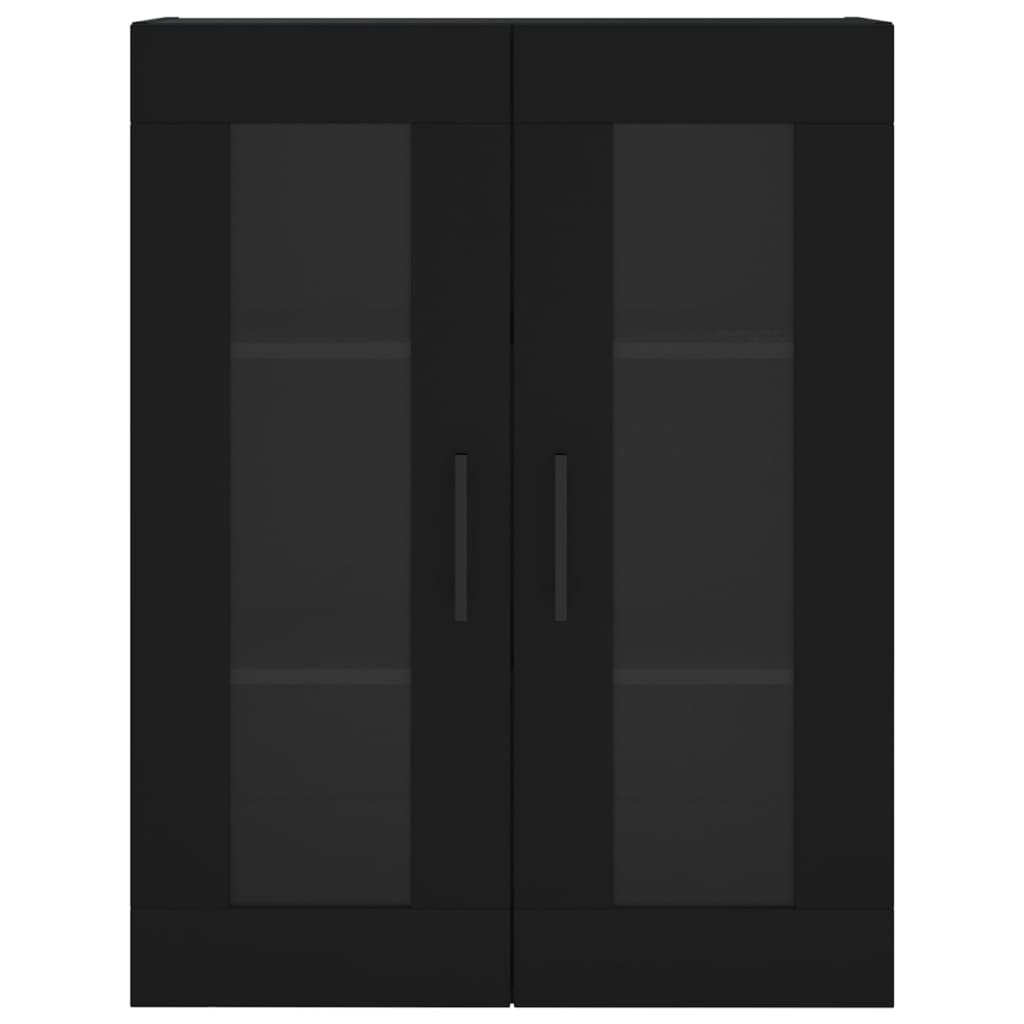 Berkfield Highboard Black 69.5x34x180 cm Engineered Wood