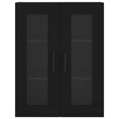 Berkfield Highboard Black 69.5x34x180 cm Engineered Wood