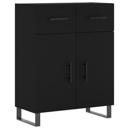 Berkfield Highboard Black 69.5x34x180 cm Engineered Wood