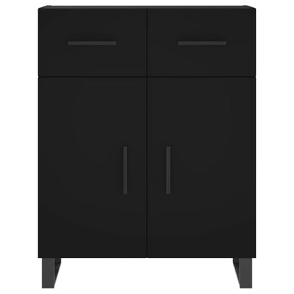 Berkfield Highboard Black 69.5x34x180 cm Engineered Wood