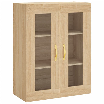 Berkfield Highboard Sonoma Oak 69.5x34x180 cm Engineered Wood