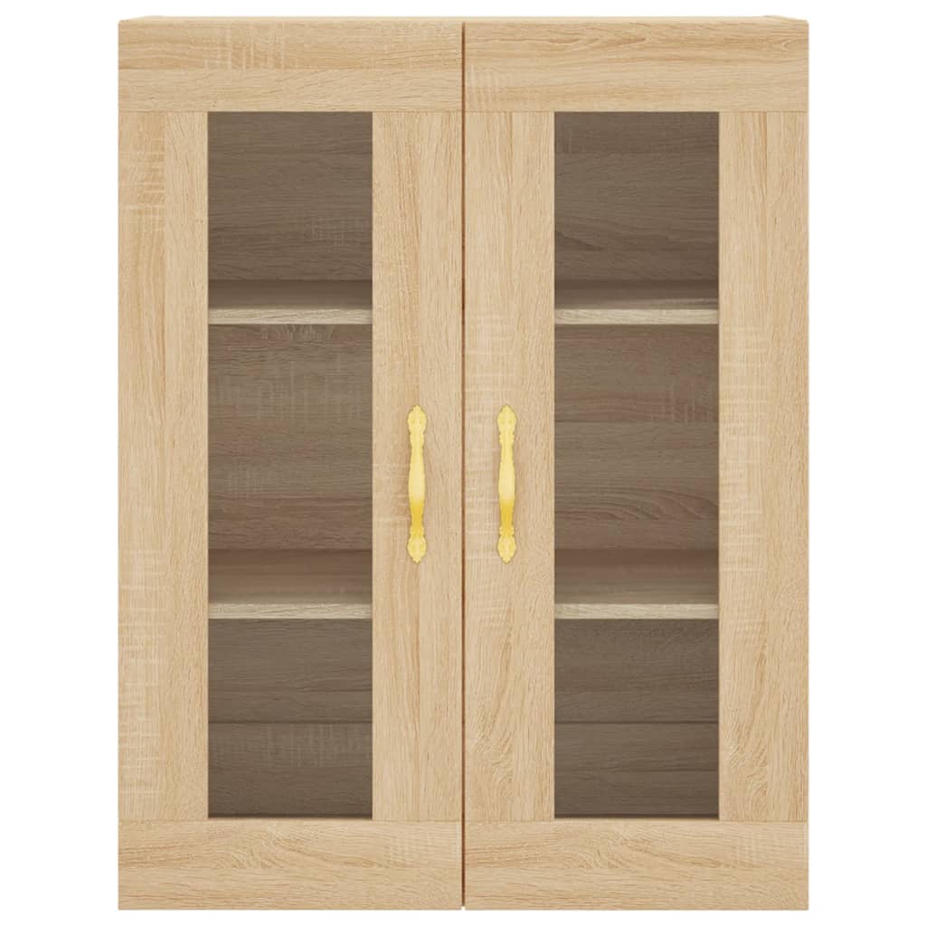 Berkfield Highboard Sonoma Oak 69.5x34x180 cm Engineered Wood