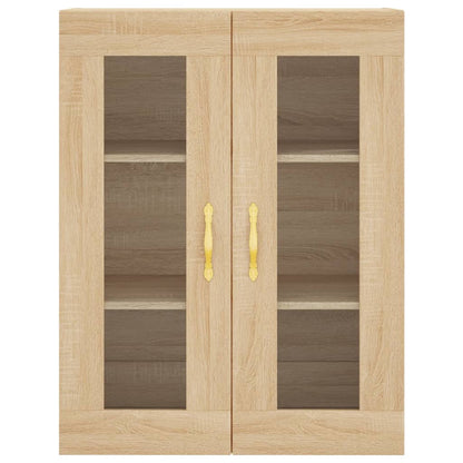 Berkfield Highboard Sonoma Oak 69.5x34x180 cm Engineered Wood