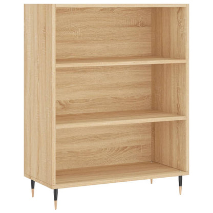 Berkfield Highboard Sonoma Oak 69.5x34x180 cm Engineered Wood