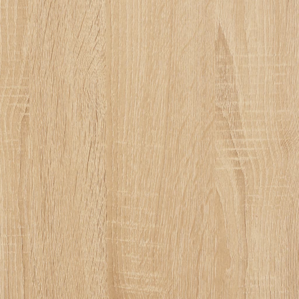 Berkfield Highboard Sonoma Oak 34.5x34x180 cm Engineered Wood