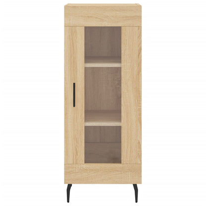 Berkfield Highboard Sonoma Oak 34.5x34x180 cm Engineered Wood