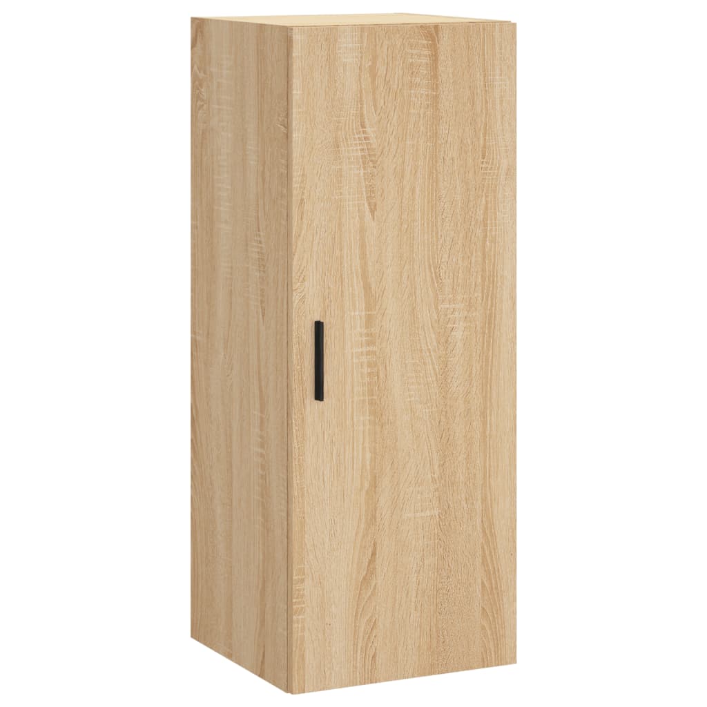 Berkfield Highboard Sonoma Oak 34.5x34x180 cm Engineered Wood