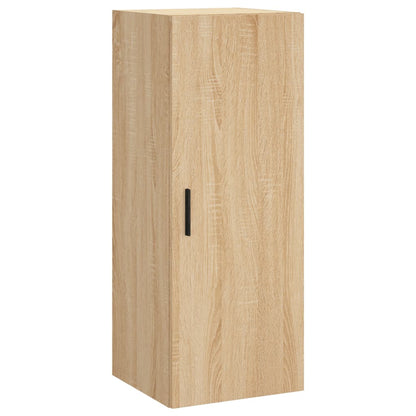 Berkfield Highboard Sonoma Oak 34.5x34x180 cm Engineered Wood