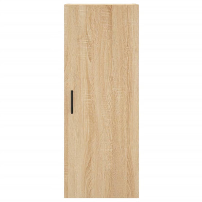 Berkfield Highboard Sonoma Oak 34.5x34x180 cm Engineered Wood