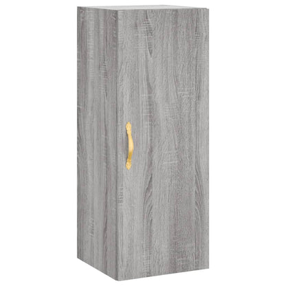Berkfield Highboard Grey Sonoma 34.5x34x180 cm Engineered Wood