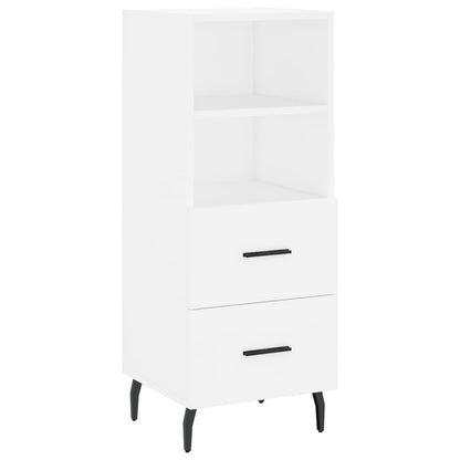 Berkfield Highboard White 34.5x34x180 cm Engineered Wood