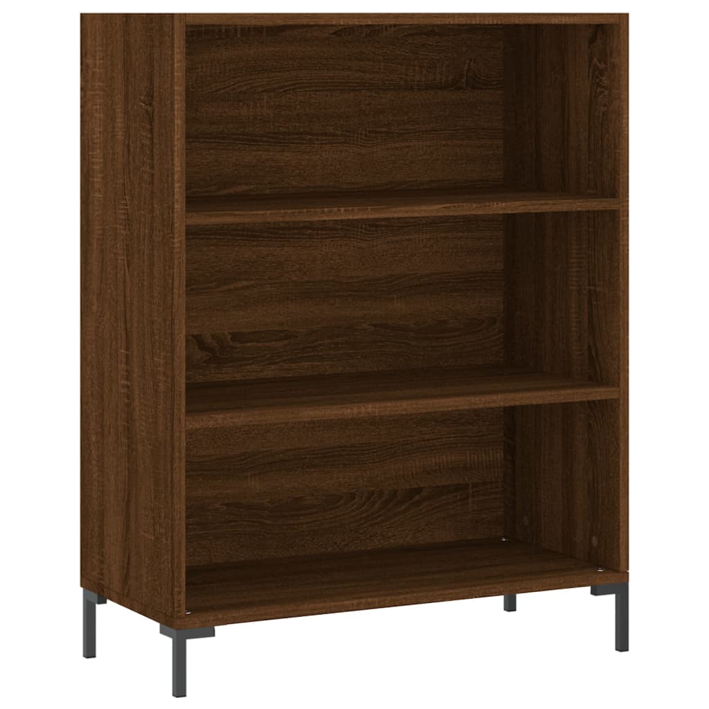 Berkfield Highboard Brown Oak 69.5x34x180 cm Engineered Wood