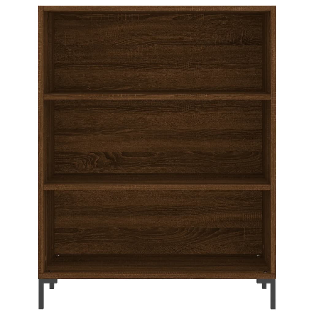 Berkfield Highboard Brown Oak 69.5x34x180 cm Engineered Wood