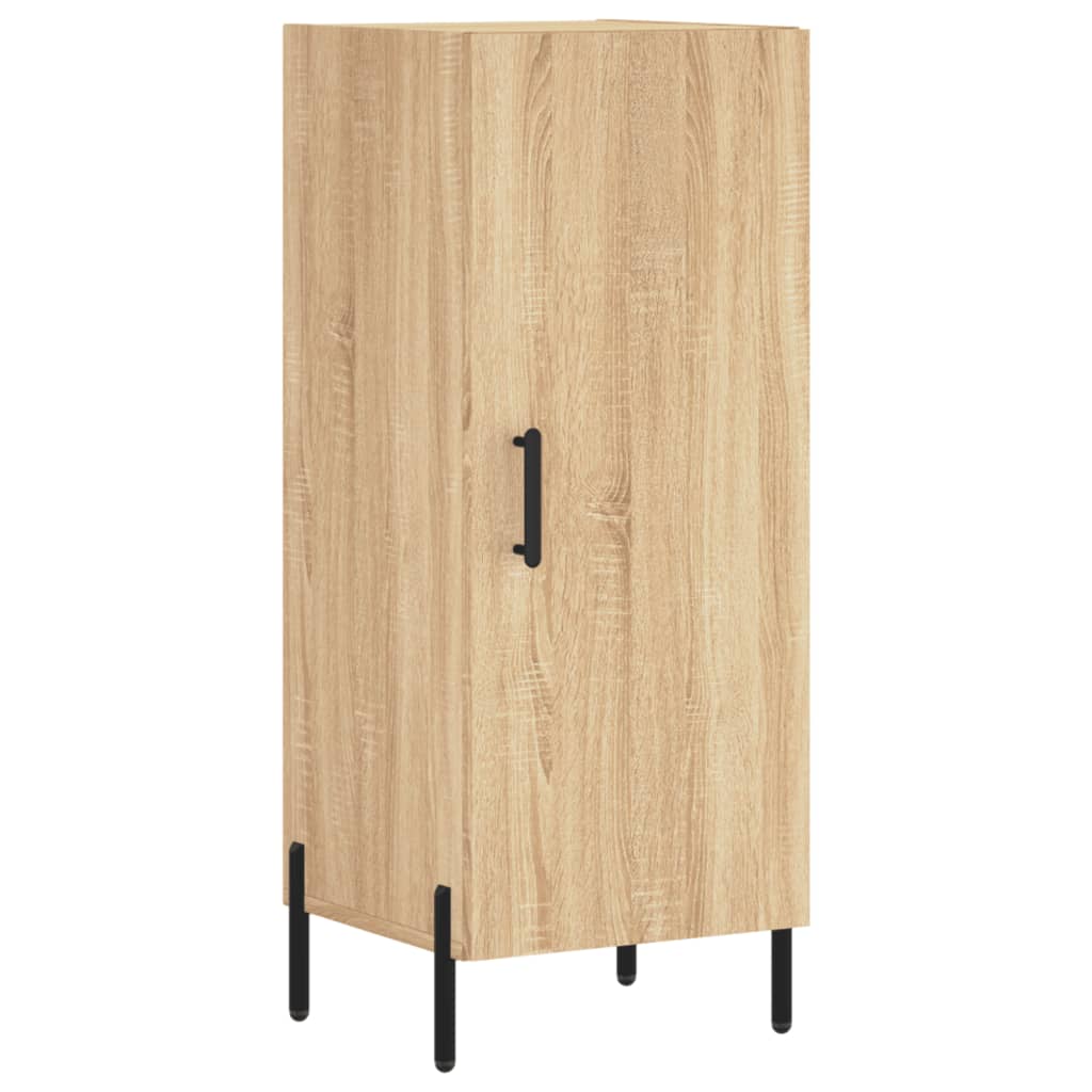 Berkfield Highboard Sonoma Oak 34.5x34x180 cm Engineered Wood