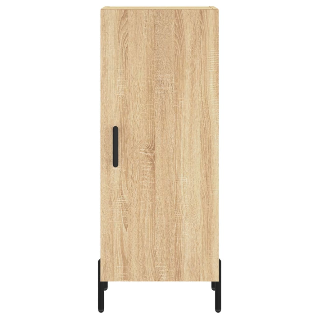 Berkfield Highboard Sonoma Oak 34.5x34x180 cm Engineered Wood