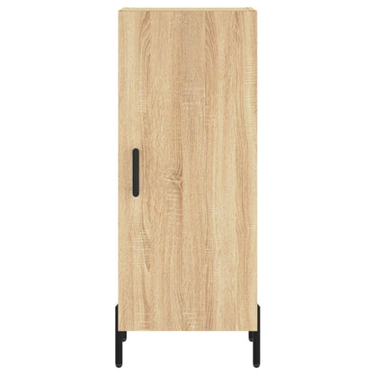 Berkfield Highboard Sonoma Oak 34.5x34x180 cm Engineered Wood