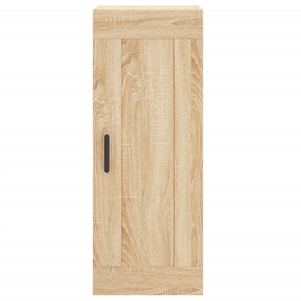 Berkfield Highboard Sonoma Oak 34.5x34x180 cm Engineered Wood