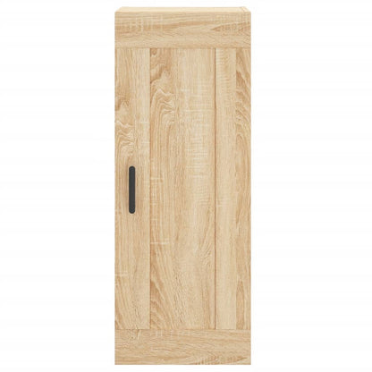 Berkfield Highboard Sonoma Oak 34.5x34x180 cm Engineered Wood