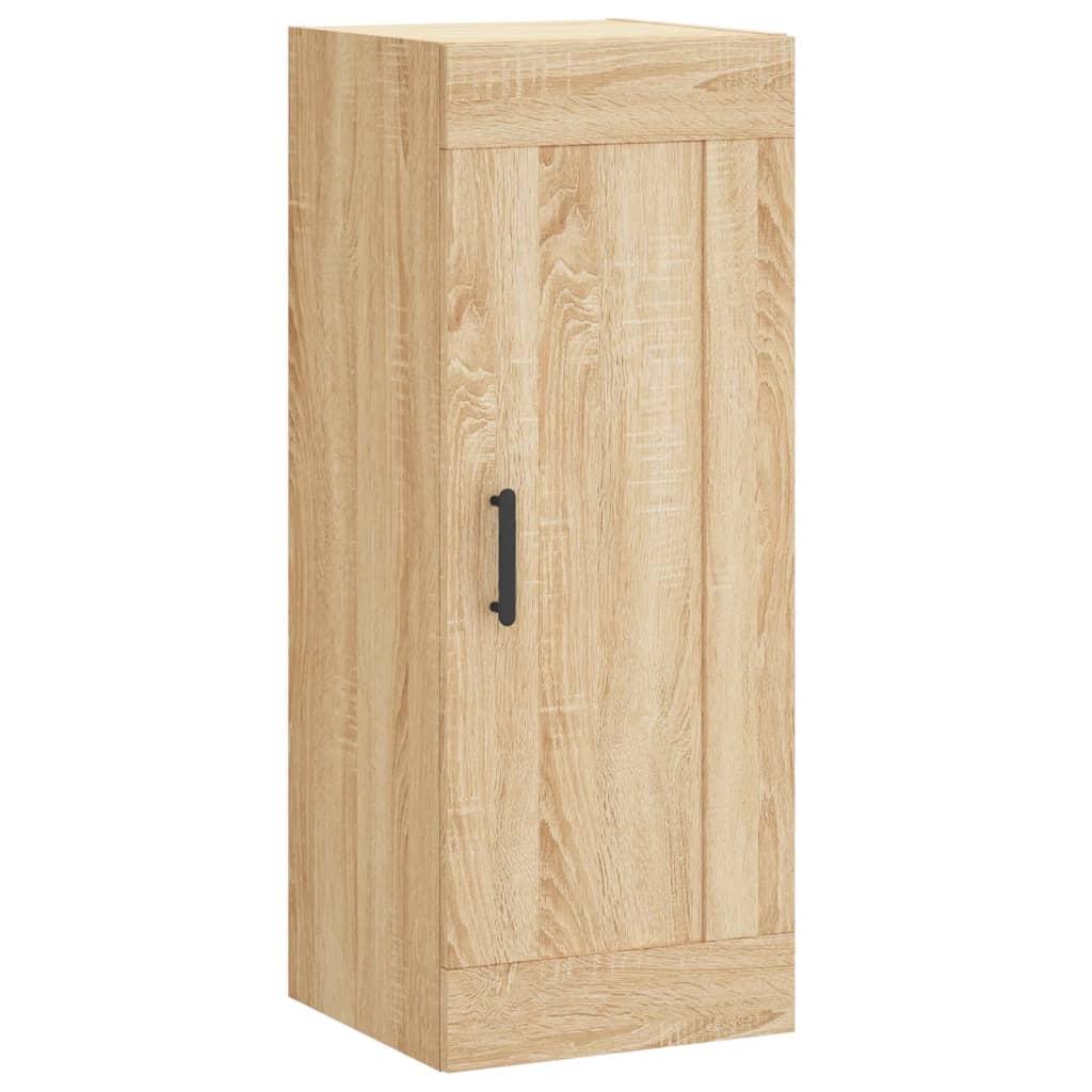 Berkfield Highboard Sonoma Oak 34.5x34x180 cm Engineered Wood