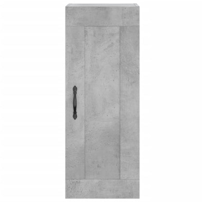Berkfield Highboard Concrete Grey 34.5x34x180 cm Engineered Wood