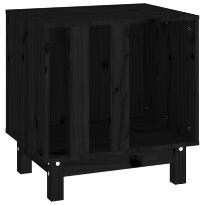 Berkfield Dog House Black 50x40x52 cm Solid Wood Pine