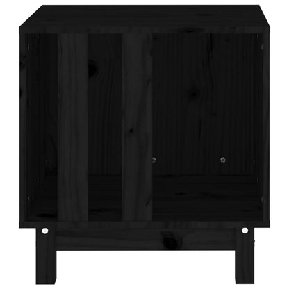 Berkfield Dog House Black 50x40x52 cm Solid Wood Pine