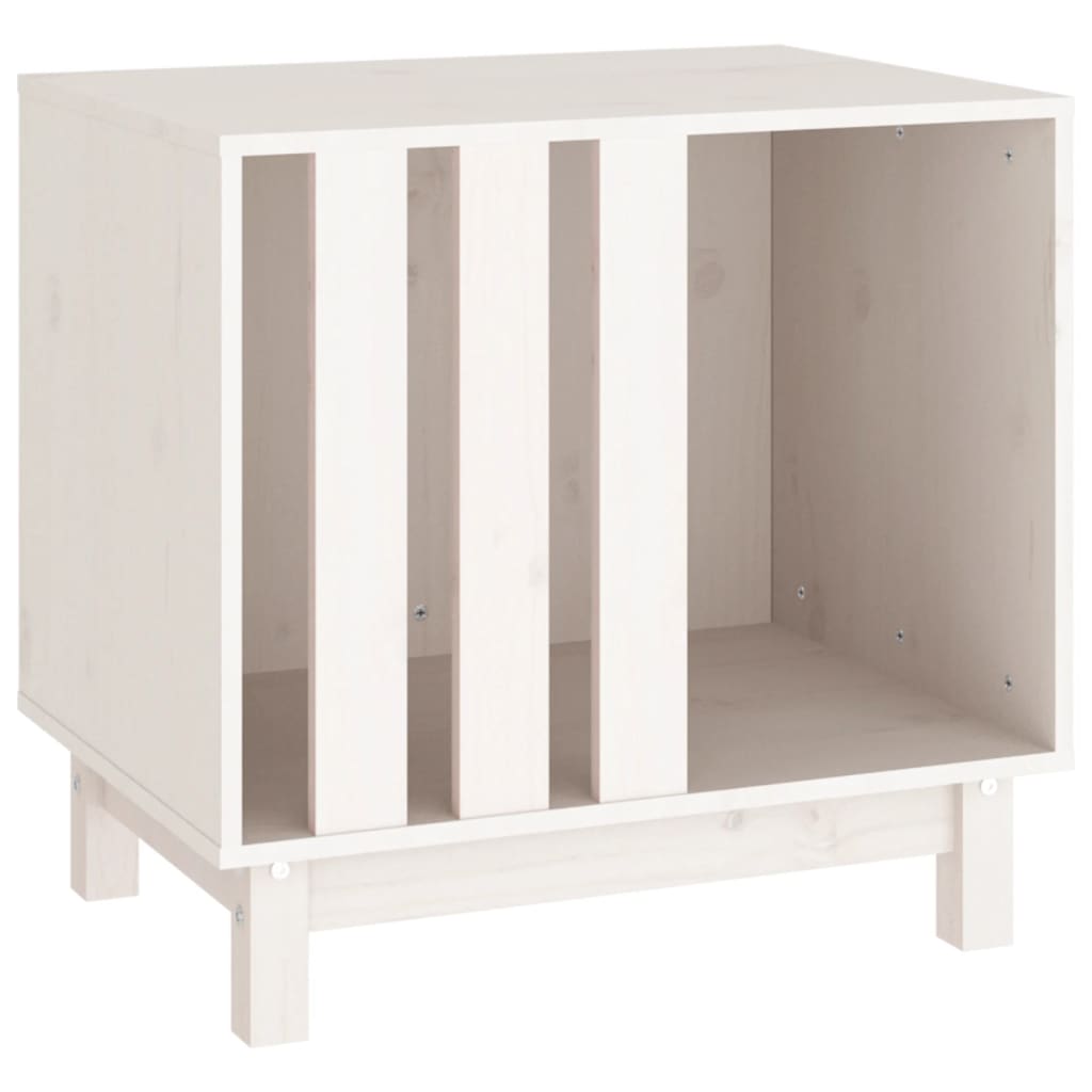 Berkfield Dog House White 60x45x57 cm Solid Wood Pine