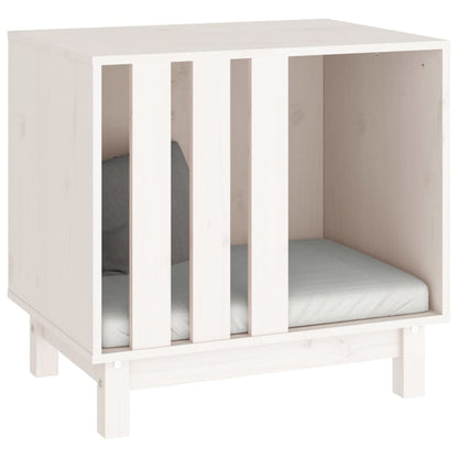 Berkfield Dog House White 60x45x57 cm Solid Wood Pine