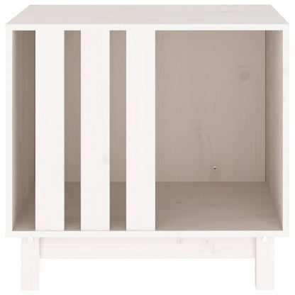 Berkfield Dog House White 60x45x57 cm Solid Wood Pine